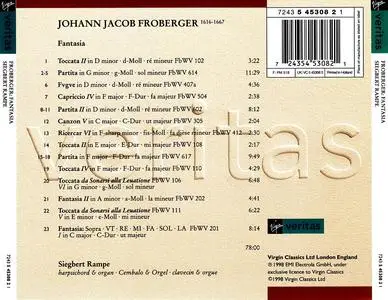 Siegbert Rampe - Johann Jakob Froberger: Fantasia: Pieces for harpsichord & organ (1998)