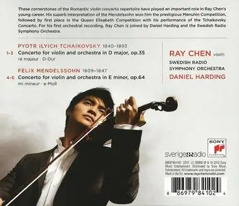 Ray Chen, Daniel Harding, Swedish Radio Symphony Orchestra - Tchaikovsky, Mendelssohn: Violin Concertos (2012)