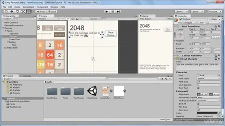 2048: Build your First Complete Game with C# and Unity