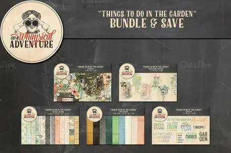 CreativeMarket - Bundle Things To Do In The Garden