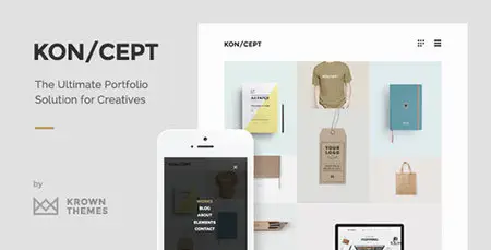 ThemeForest - KON/CEPT v1.5.4 - A Portfolio Theme for Creative People