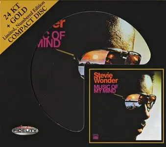 Stevie Wonder - Music Of My Mind (1972) [Audio Fidelity 24KT+ Gold, 2010]
