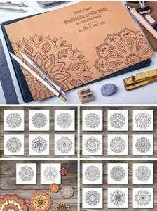 CreativeMarket - Mandala Collection for Coloring Book