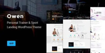 ThemeForest - Owen v1.0.0 -  Personal trainer & Sport One Page Landing WordPress theme - 19784366