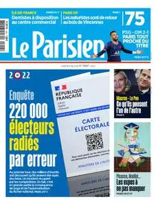 Le Parisien du Lundi 18 Avril 2022