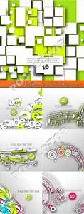 Abstract background with colorful design vector 