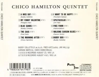Chico Hamilton - Chico Hamilton Quintet (1955) {Pacific Jazz Japan TOCJ-5340 rel 1990}