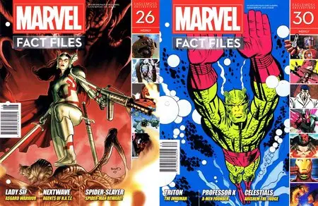 Marvel Fact Files #26-30 (2013)