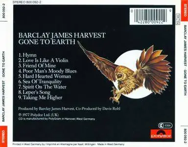 Barclay James Harvest - Gone to Earth (1977)