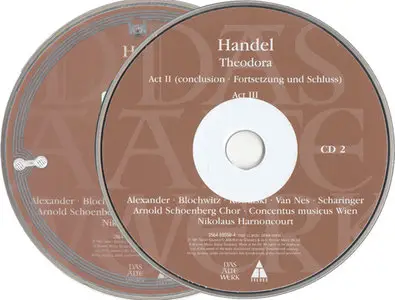 Handel - Harnoncourt, Concentus Musicus - Theodora (2xCD 1991, ReIssue 2009)