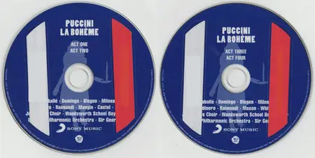 Puccini - P. Domingo / M. Caballe / London Philharmonic Orchestra / Solti - La Boheme (1974, CD reissue 2009)