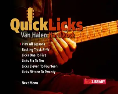 Quick Licks Van Halen (Vol 2) Style: Hard Rock, Key of E