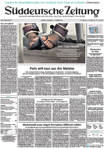 Süddeutsche Zeitung vom Donnerstag, 11. Dezember 2014