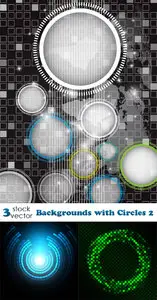 Vectors - Backgrounds with Circles 2