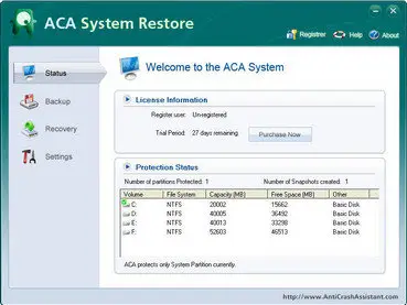 ACA System Restore 1.2.1518 