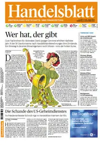 Das Handelsblatt vom 12 November 2013