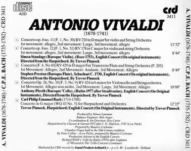 Trevor Pinnock, English Concert - Antonio Vivaldi, Carl Philipp Emanuel Bach: Concertos (2007)