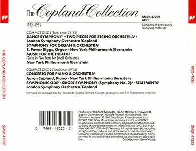 Copland Collection - Early Orchestral Works, 1922-1935 (1991) [REPOST]