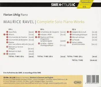 Florian Uhlig - Ravel: Complete Solo Piano Works (2014)