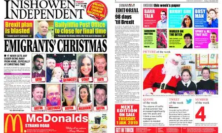 Inishowen Independent – December 21, 2018