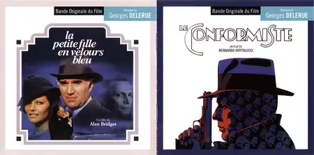 Georges Delerue - Le Conformiste (1970) + La petite fille en velours bleu (1978) Original Soundtracks, 2LP in 1CD, 2013