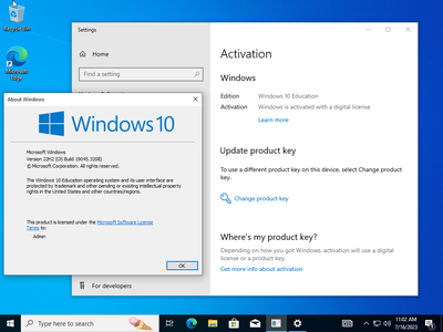 Windows 10 22H2 build 19045.3208 AIO 16in1 Preactivated (x64) Multilingual July 2023