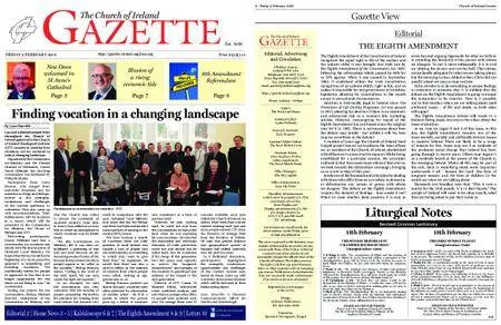 The Church of Ireland Gazette – February 09, 2018
