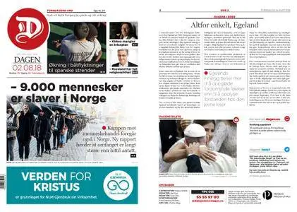 Dagen Norge – 02. august 2018