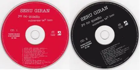 Serú Girán ‎– Yo No Quiero Volverme Tan Loco (2000) 2 CD