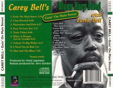 Carey Bell's Blues Harp Band - Going On Main Street - 1994