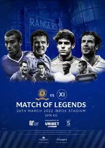 Rangers Football Club Matchday Programme - Match of Legends - 26 March 2022