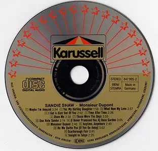 Sandie Shaw - Monsieur Dupont (1990's)