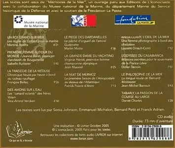 Collectif, "Mémoires de la Mer - Colbert à Tabarly en Livre Audio"