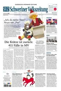 Schweriner Volkszeitung Gadebusch-Rehnaer Zeitung - 17. Januar 2019