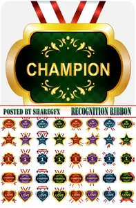 Stock Vector - 40 Recognition Ribbon