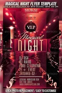 GraphicRiver Magical Night Flyer Template