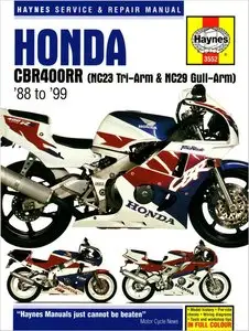 Honda: CBR400RR (NC23 Tri-Arm & NC29 Gull-Arm) '88 to '99 (Haynes Service & Repair Manual) by Matthew Coombs