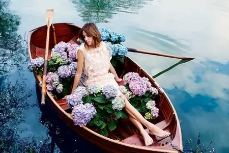 Alexa Chung by David Slijper for Harper's Bazaar UK July 2015