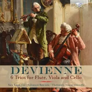 Sara Ligas, Salvatore Rea & Vladimiro Atzeni - Devienne: 6 Trios for Flute, Viola & Cello (2018)