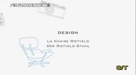 (Arte) Design - La chaise Rietveld (2010)