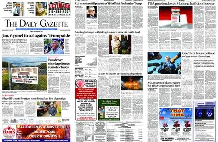The Daily Gazette – October 15, 2021