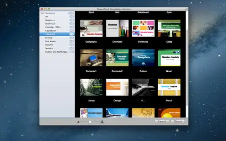 PowerPoint Templates Version v1.0 Mac OS X