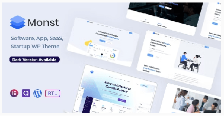 Monst v1.1 - Saas Startup WordPress Theme