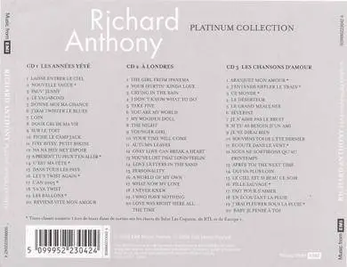 Richard Anthony - Platinum Collection (3CD) (2008) (Repost)