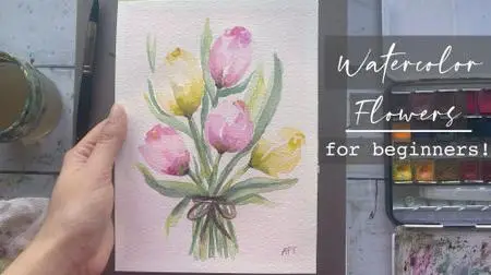 Easy & Quick Watercolor Flowers : Watercolor Florals For Beginners