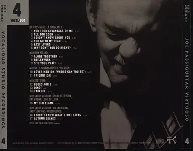 Joe Pass - Guitar Virtuoso [4 CD Box Set] (1997) "Reload"