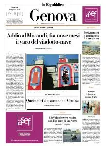 la Repubblica Genova - 13 Agosto 2019