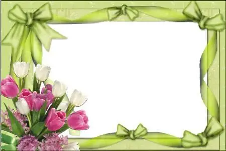 Tulips Frame for Photoshop