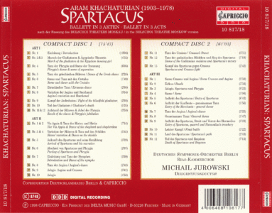 Khachaturian - Spartacus (Complete recording)