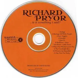 Richard Pryor - ...is it something i said (1975) {1995 Warner Archives} **[RE-UP]**